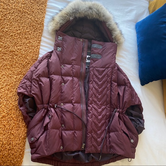 Sorel Jackets & Coats Sorel Aylwin Down Cape Coat Nwot Poshmark